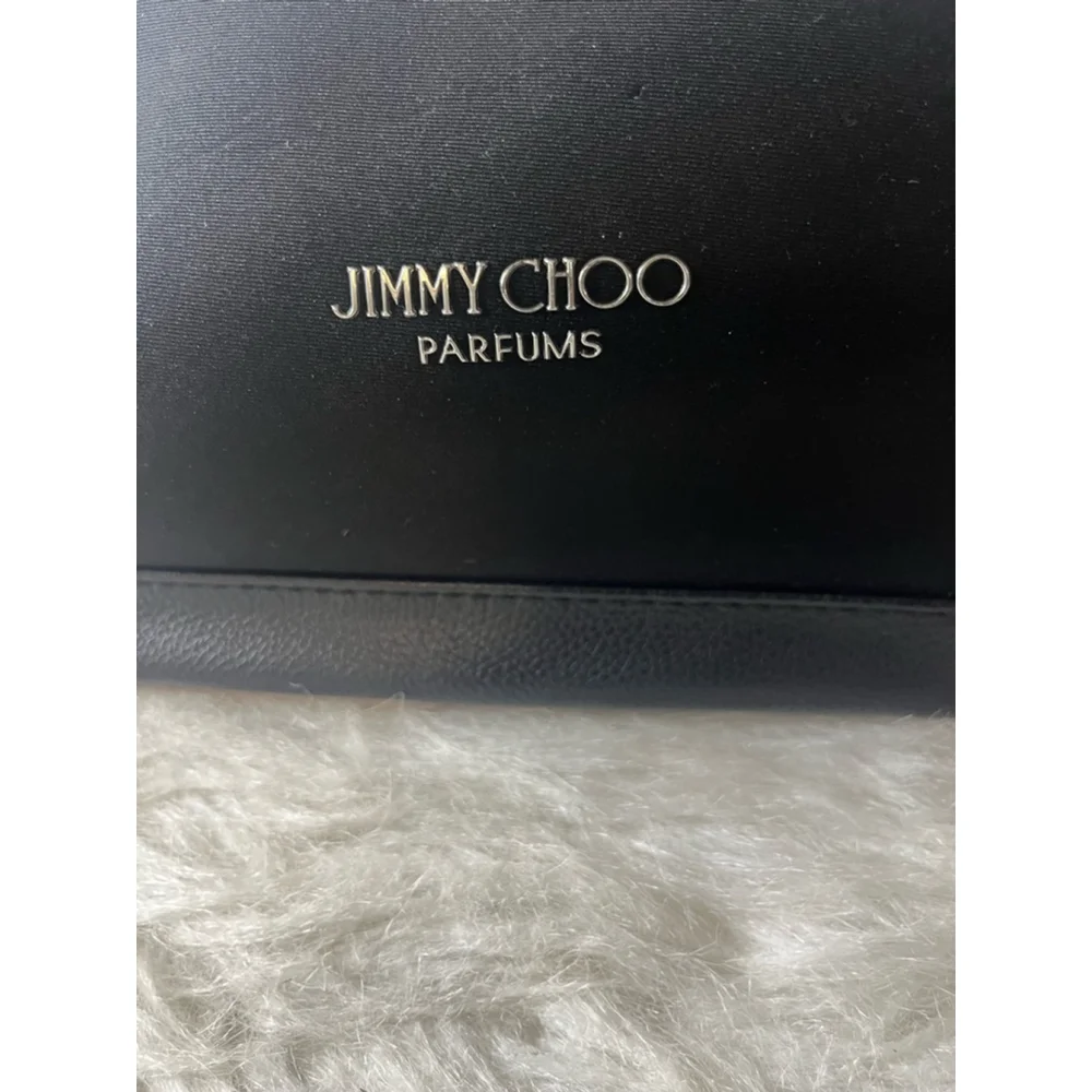 Jimmy Choo Parfums Cosmetic Travel Pouch Bag Black
